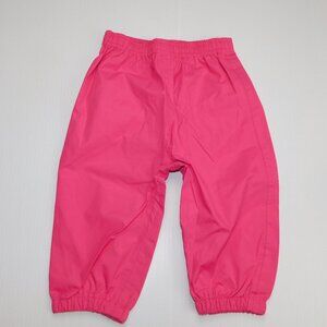 Calikids Baby Girl 12 Months Pink Waterproof Splash Pant 12M